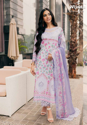 Charizma Infinity Embroidered Printed Lawn Collection'25 D-03
