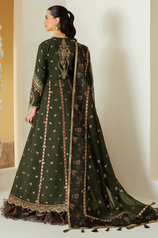 Luxe Luxury Raw Silk'24 by Alizeh D-03 Pine