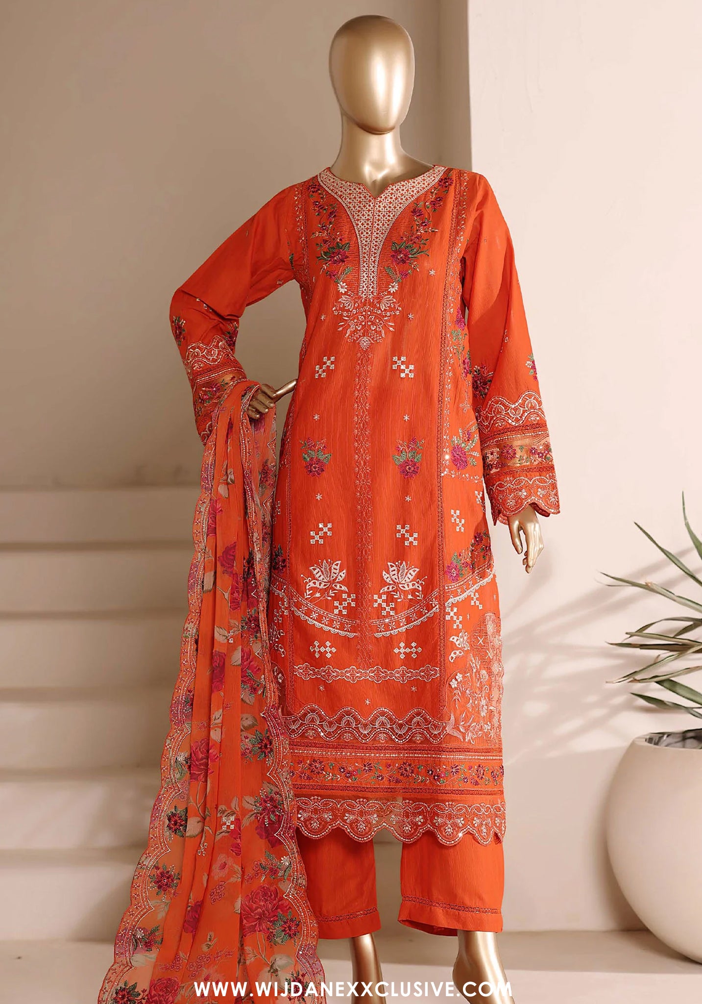 Sadabahar Luxury Stitched Embroidered Festive Vol-IV Collection - 2026 (D-03)