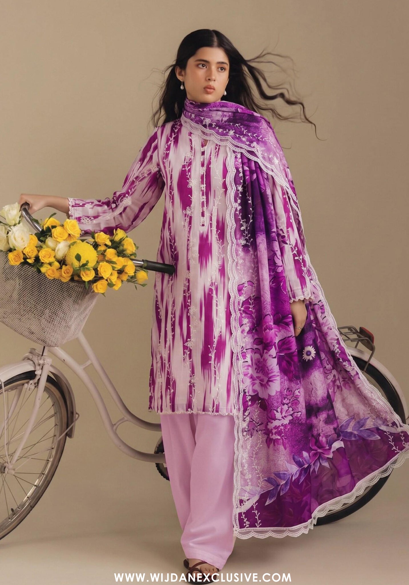 Cut & Style by Mahay | Unstitched Fancy Lawn Vol-02 Collection - 2026 (D-03)