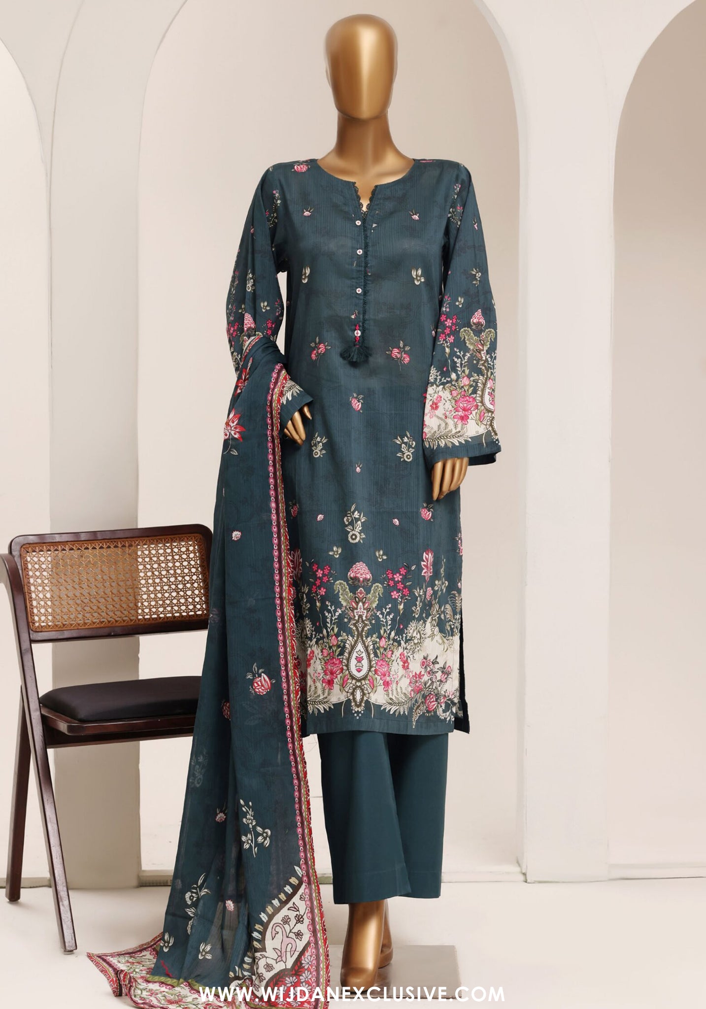 Sadabahar Stitched Printed Lawn Vol-13 Collection – 2026 (D-03)