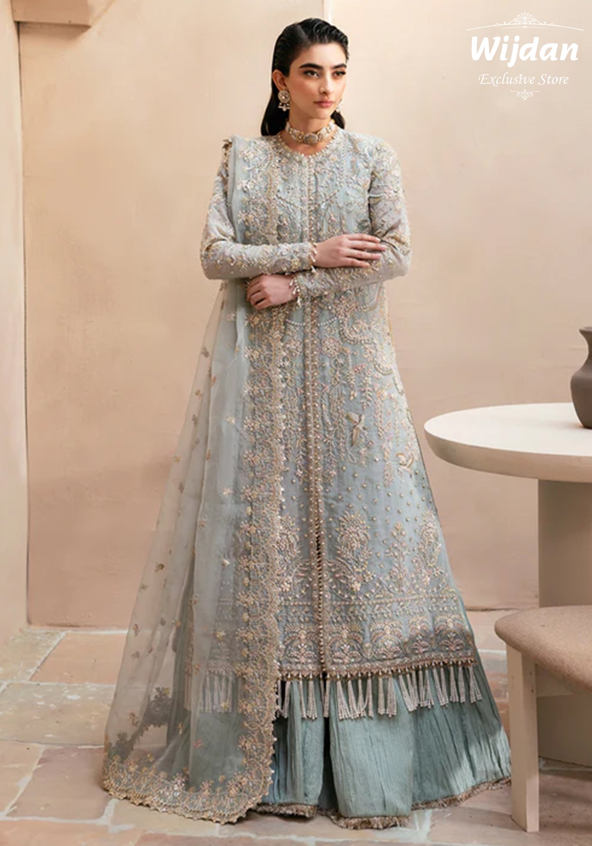 Clay & Coture Luxury Formals'25 by Emaan Adeel D-03 SILVELLA