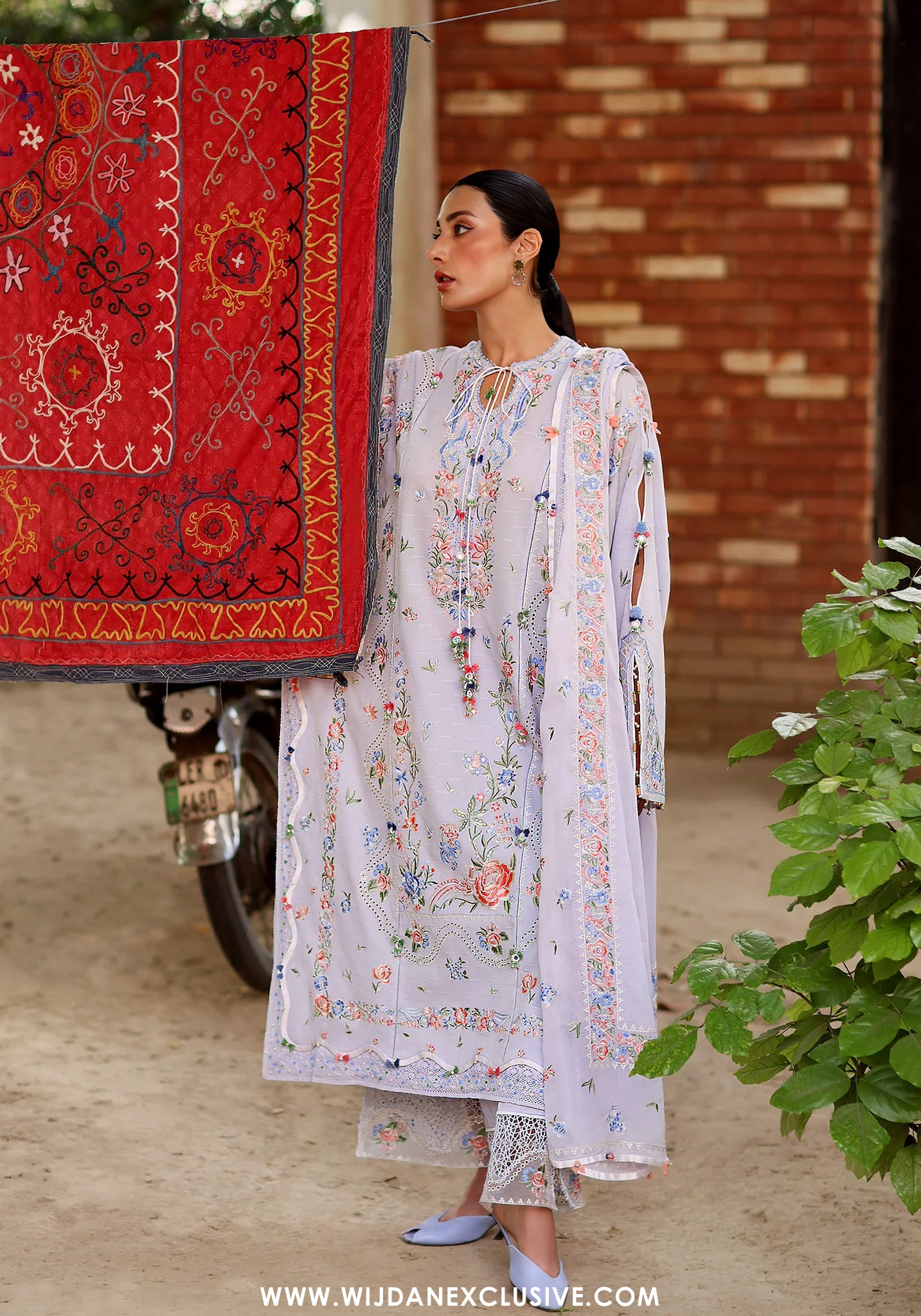 Wildflower by Zaha | Unstitched Festive Lawn Collection - 2026 (PERIWINKLE MUSE)