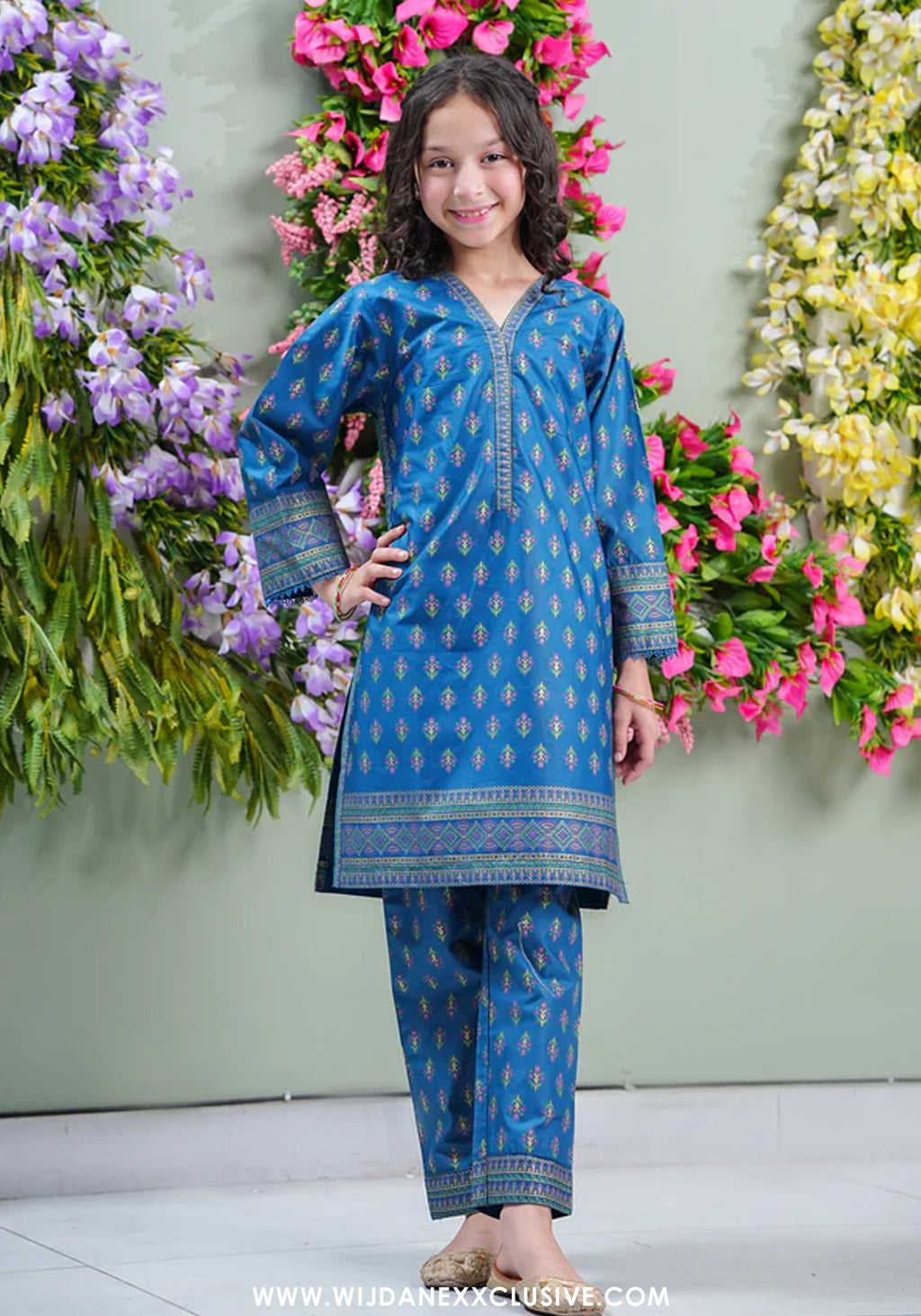 Aloo Meeru Hammi by Amna Khadia | Stitched Kids 2pc Cotton Eid Collection - 2026 (D-08)