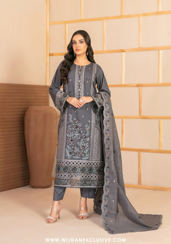 Tawakkal Mahani Semi-Stitched Fancy Embroidered Collection - 2025 D-4311