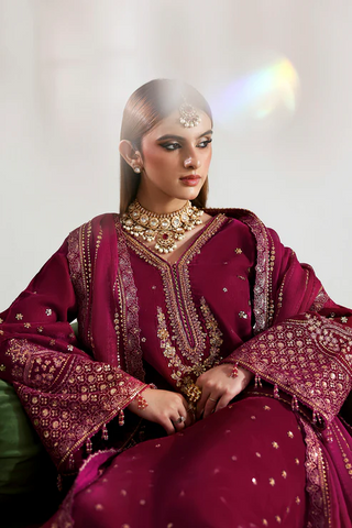 Zarposh by Emaan Adeel | Unstitched Velvet Collection - 2025 (SHAHNAZ)