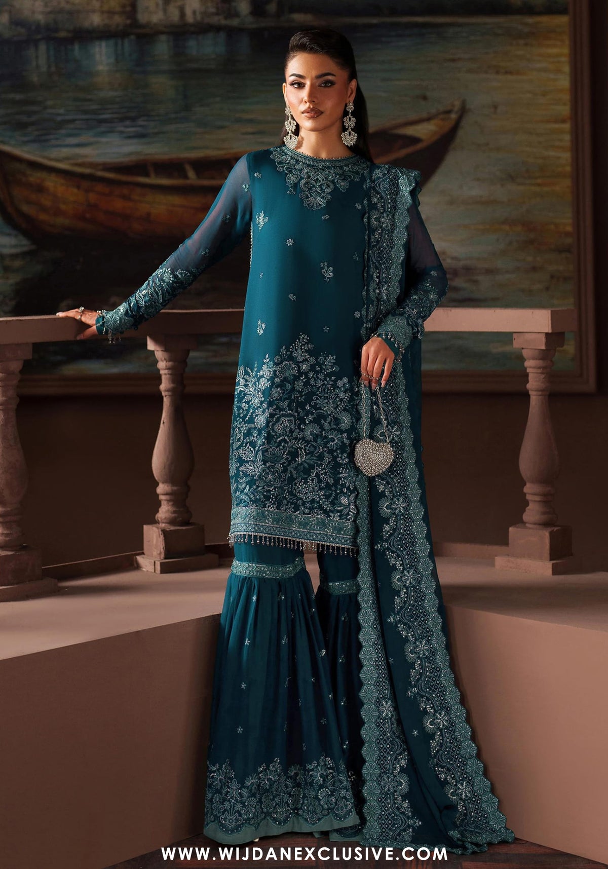 Zarif Unstitched Premium Chiffon Collection - 2025 ZRF-03-KATE