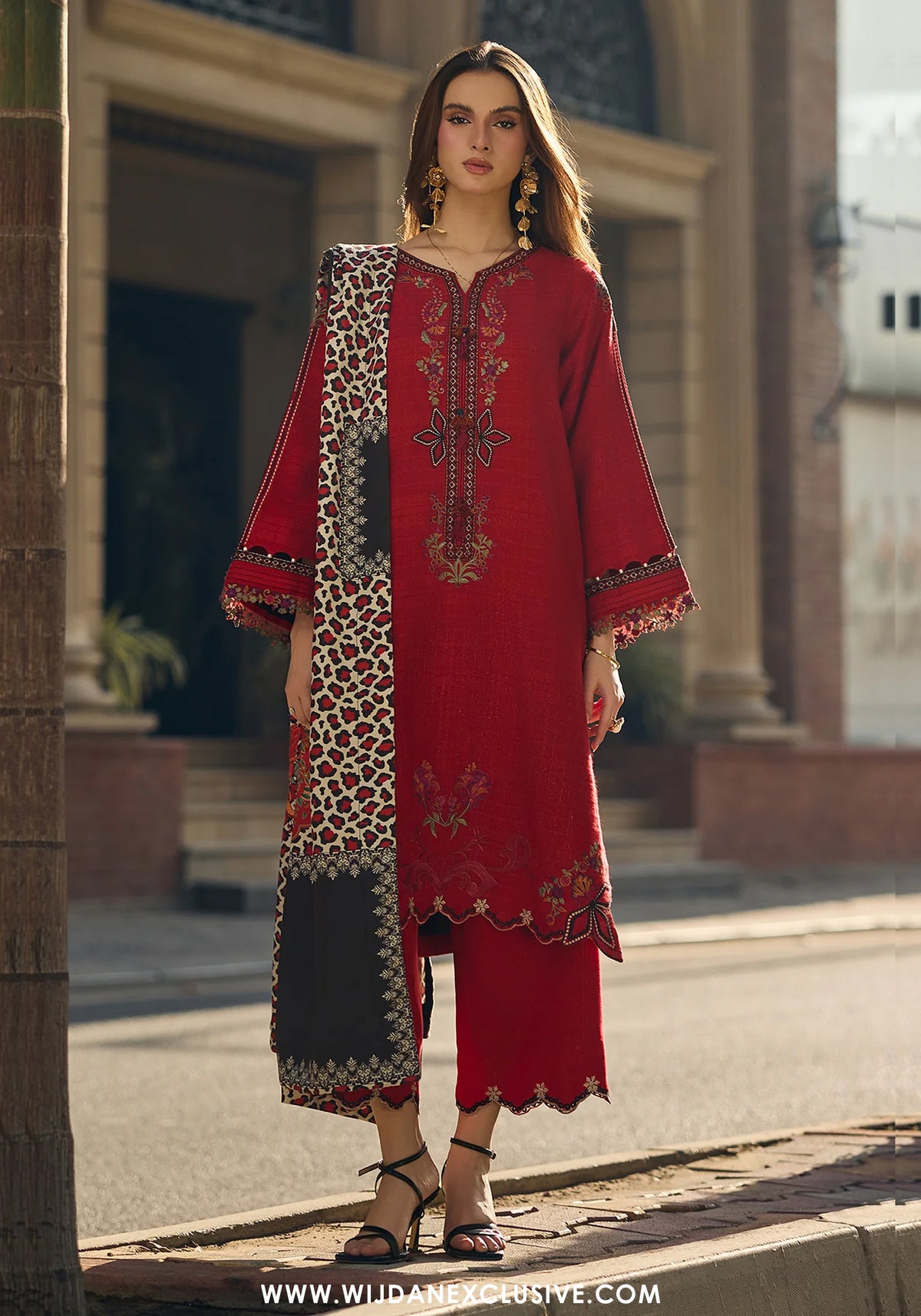 Poshima by Charizma | Unstitched Embroidered Leather Vol-II Collection - 2025 PSW5-14