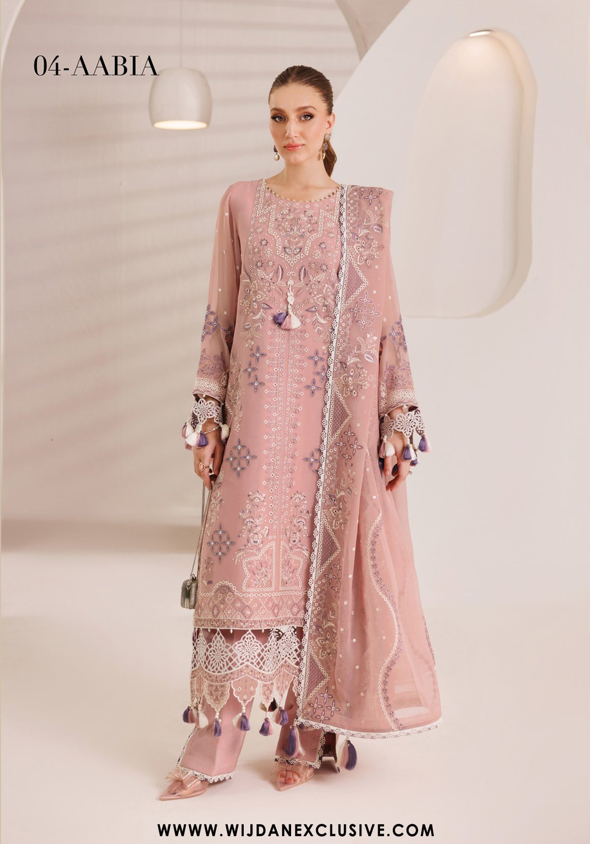 Dhagaay Unstitched Chiffon Collection - 2025 by Alizeh DHG-5032 AABIA