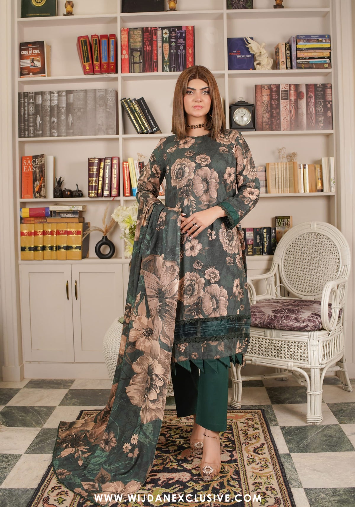 Sephora Unstitched Leather Zari Printed Collection - 2025 Series-V D-05