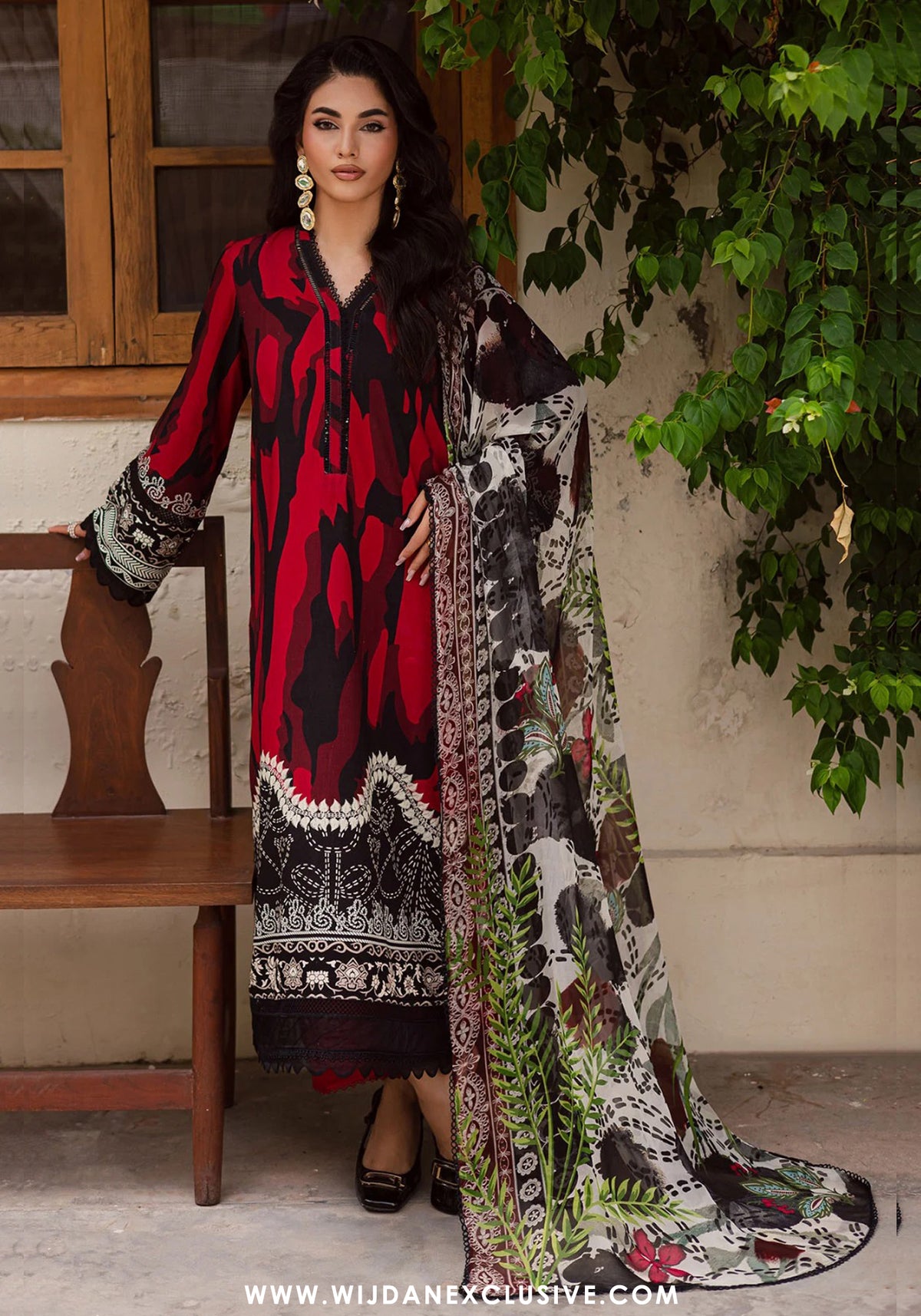 Nureh Unstitched Signature Printed Linen Collection - 2025 SP-169