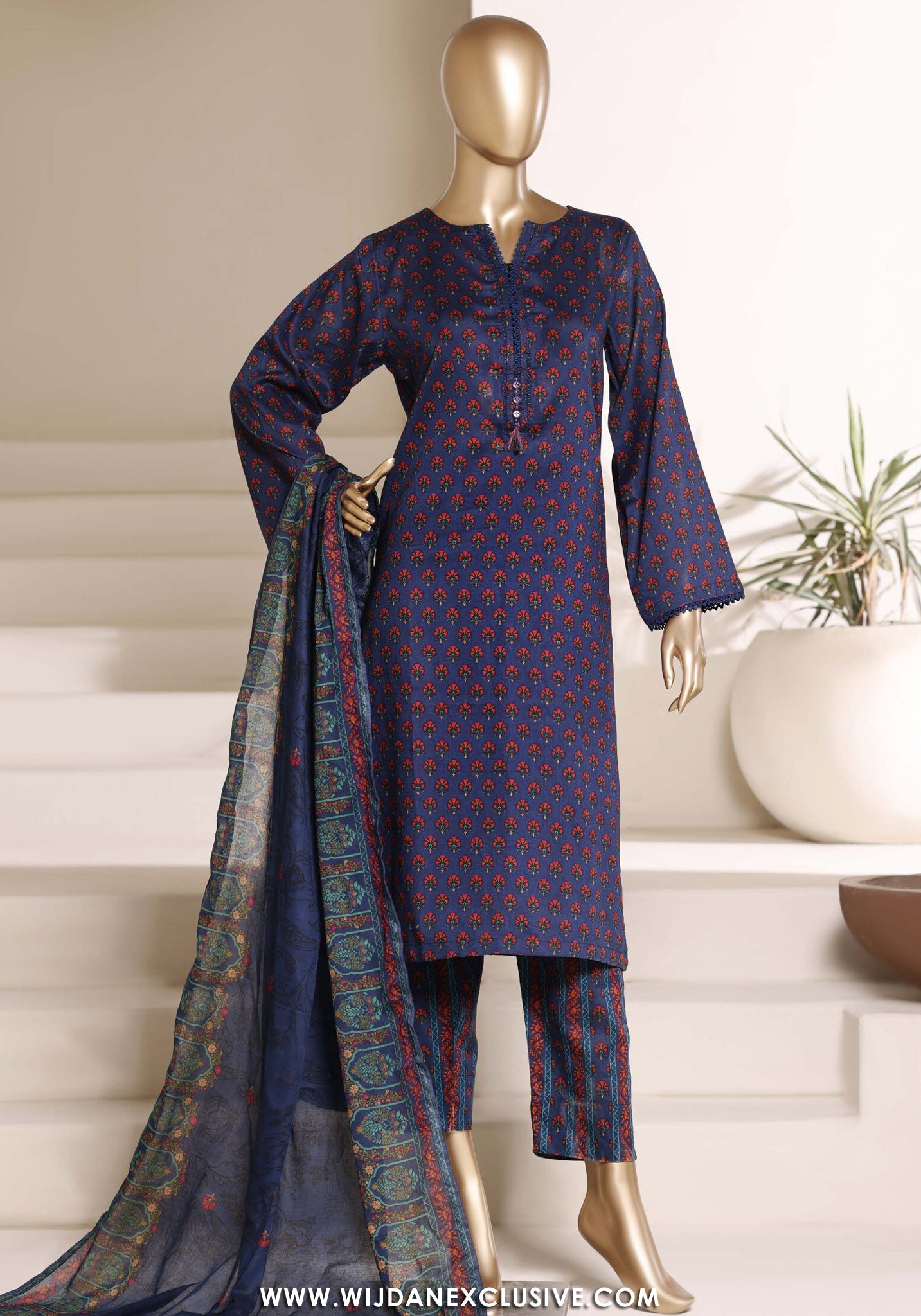 Sadabahar Stitched Printed Lawn Vol-06 Collection - 2026 (D-03)