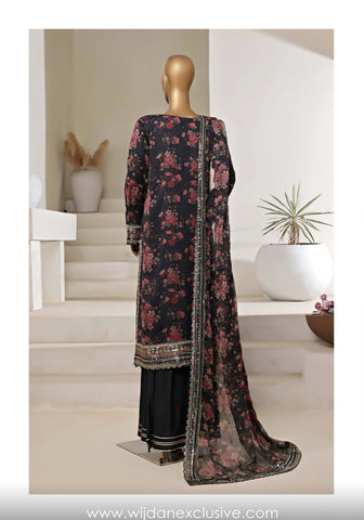 CIRA LUXÉ Luxury Chiffon Collection'25 With Clutch by Sadabahar D-03