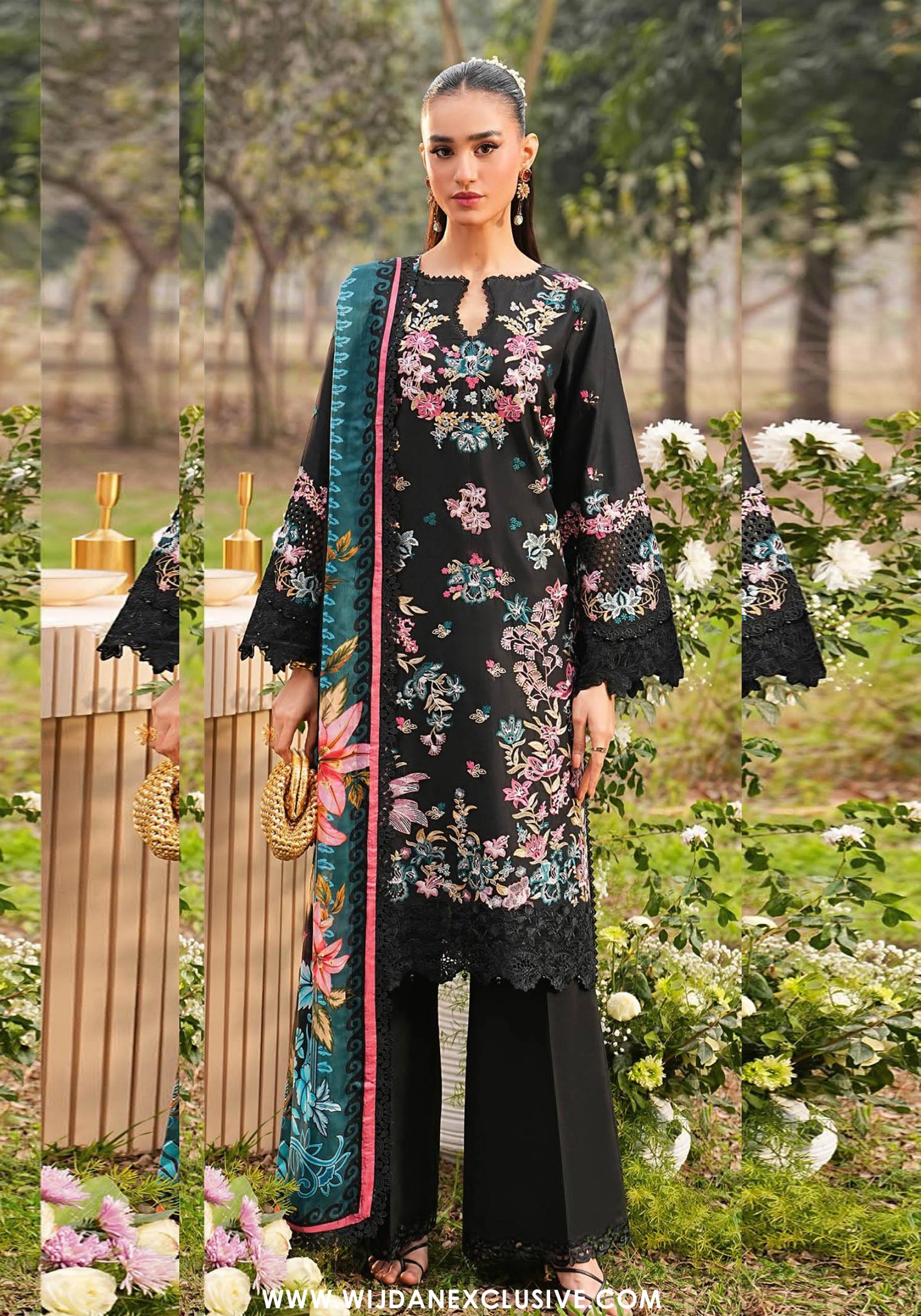 Ghazal by Ramsha | Unstitched Luxury Lawn Vol-06 Collection - 2026 (D-03)