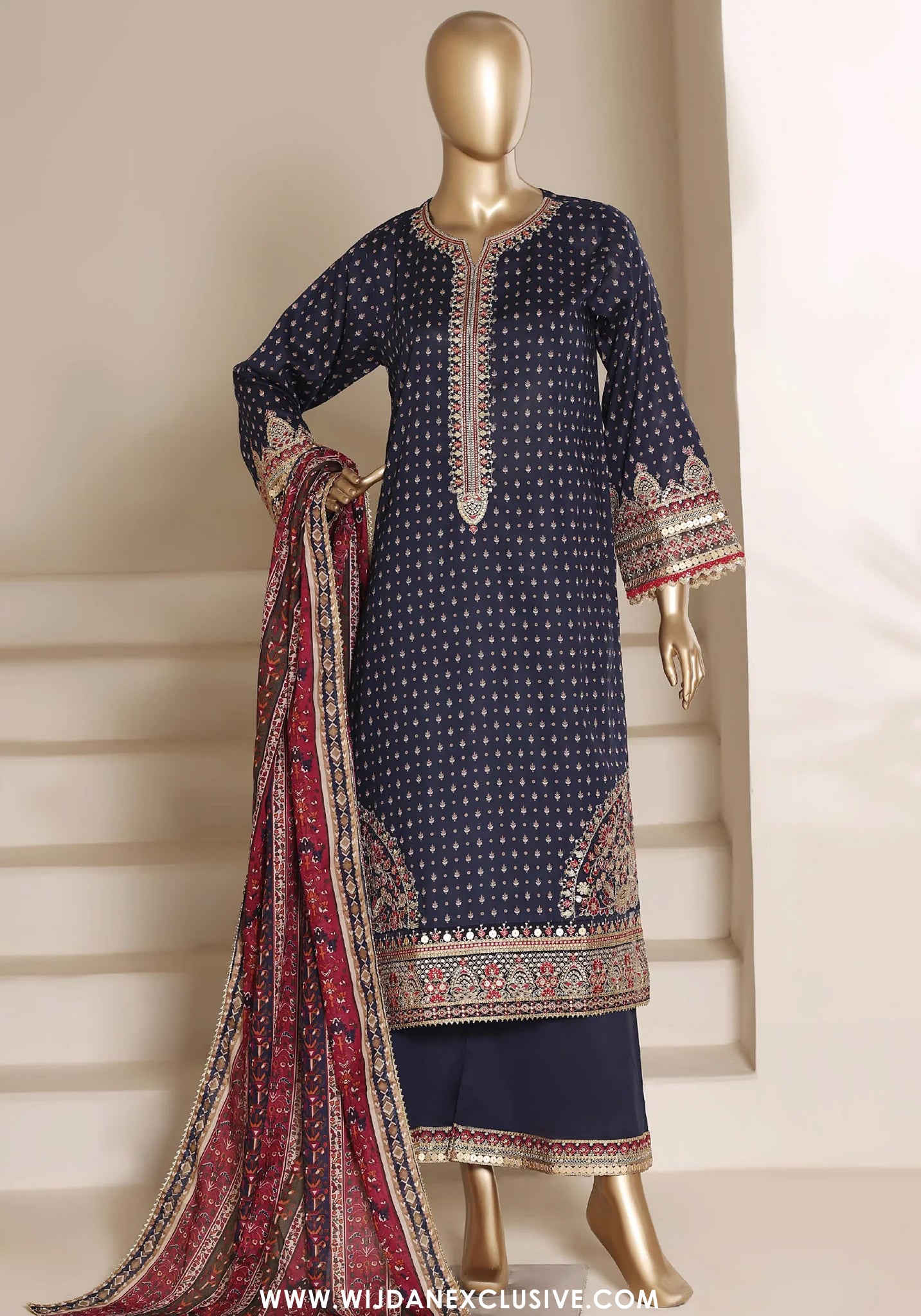 Regal by Sadabahar | Stitched Embroidered Festive Vol-01 Collection - 2026 (D-03)