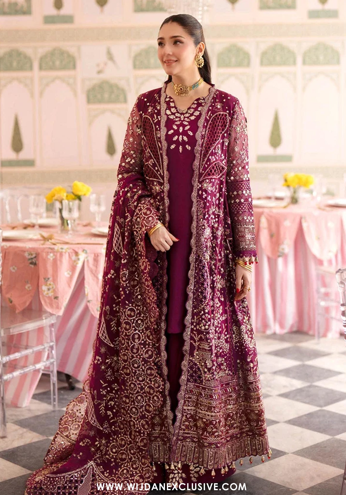 Nureh Jhoomro Unstitched Luxury Formals Collection - 2026 (NL-97)