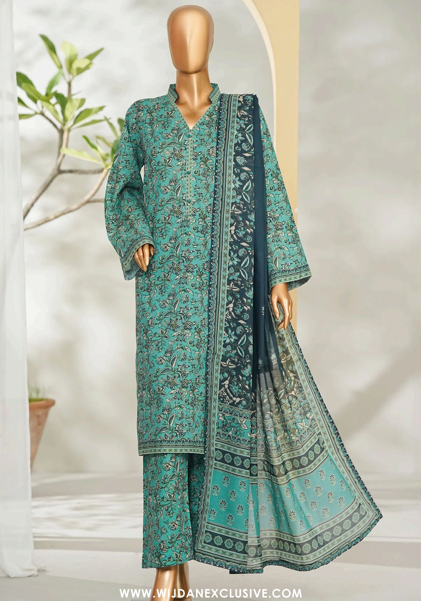 Bin Saeed Stitched Exclusive Printed Lawn Vol-IV Collection - 2026 (D-03)