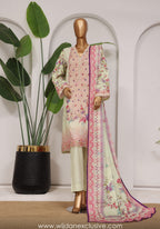 Bin saeed Exclusive Embroidered 3pc Collection'25 Vol-01 D-03