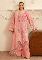 Elsa by Marjjan | Unstitched Embroidered Lawn Collection - 2026 ( 210-A)