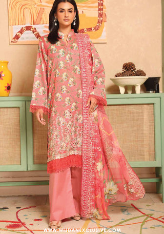 Aleeha Unstitched Embroidered Lawn Chikankari Collection - 2025 by Johra JH-952
