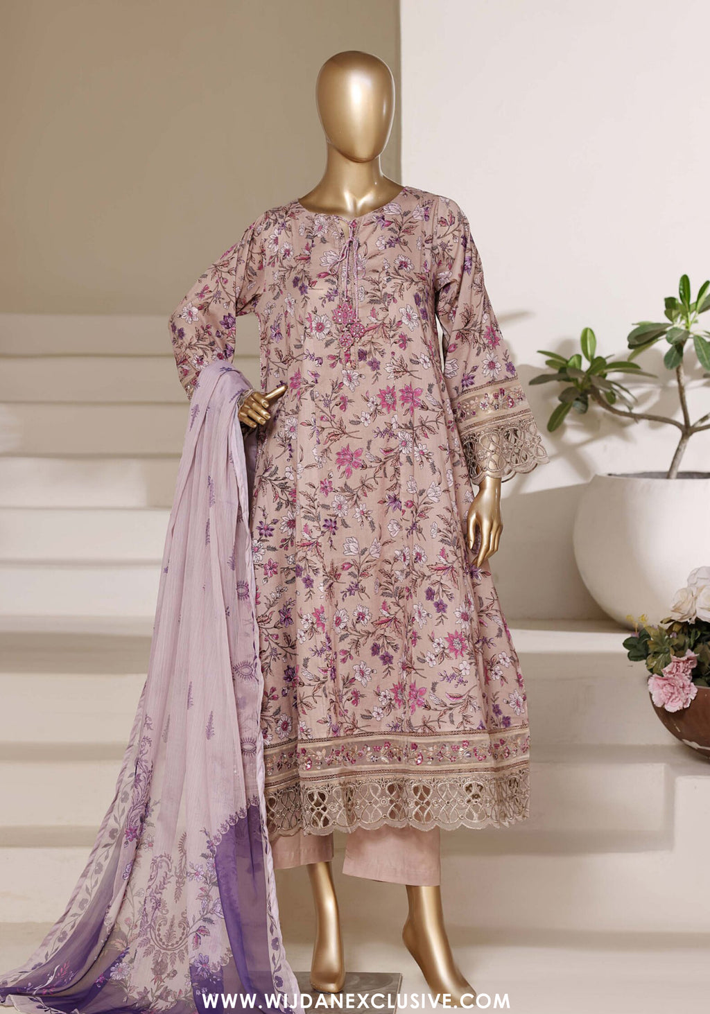 Sadabahar Peplum Stitched Luxury Vol-03 Collection – 2026 (D-03)