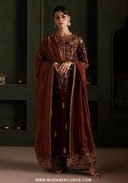 Iznik Unstitched Embroidered Velvet Collection - 2026 (IV-89)
