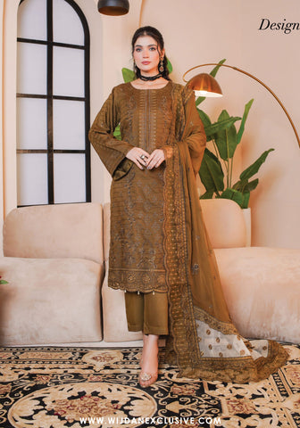 Paraachi Unstitched Embroidered Viscose Series-1 Collection - 2025 D-04