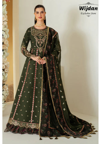 Luxe Luxury Raw Silk'24 by Alizeh D-03 Pine