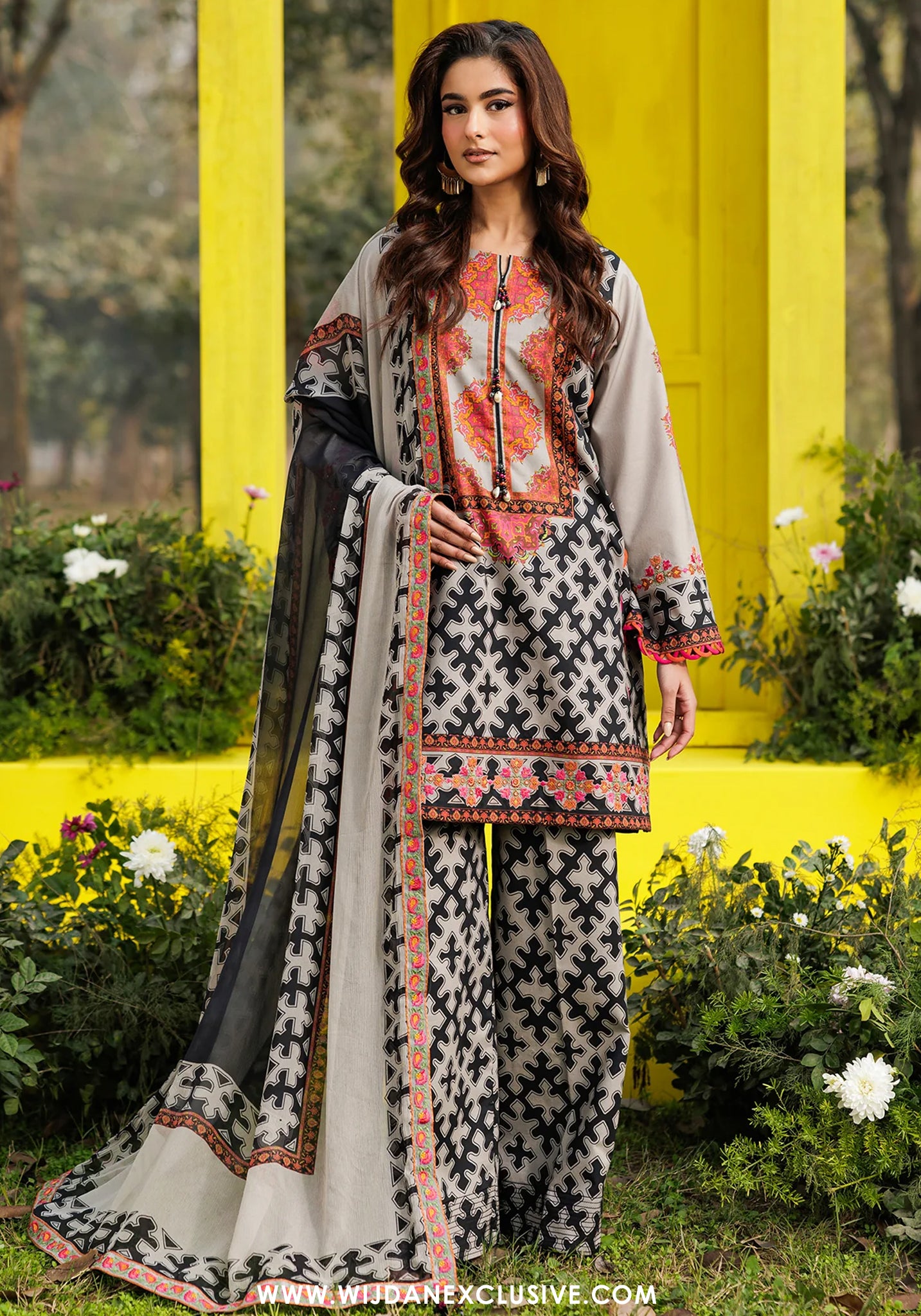 Combination by Charizma | Unstitched Embroidered Lawn Vol-II Collection - 2026 (CC6-13)