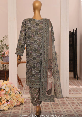 HZ Luxe Premium Digital Printed Lawn Collection'25 D-03