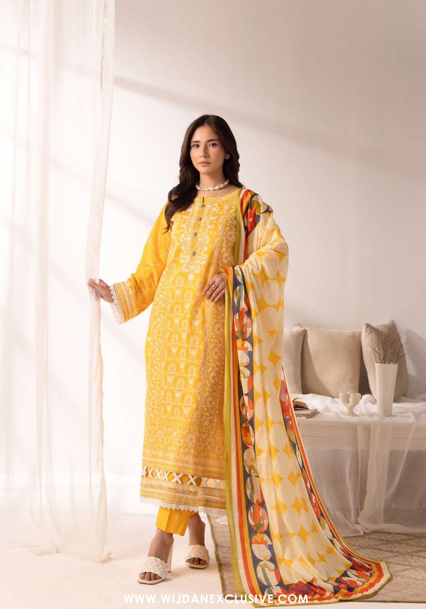 Ibtida by Nur | Unstitched Embroidered Lawn Collection - 2026 (IK-312)