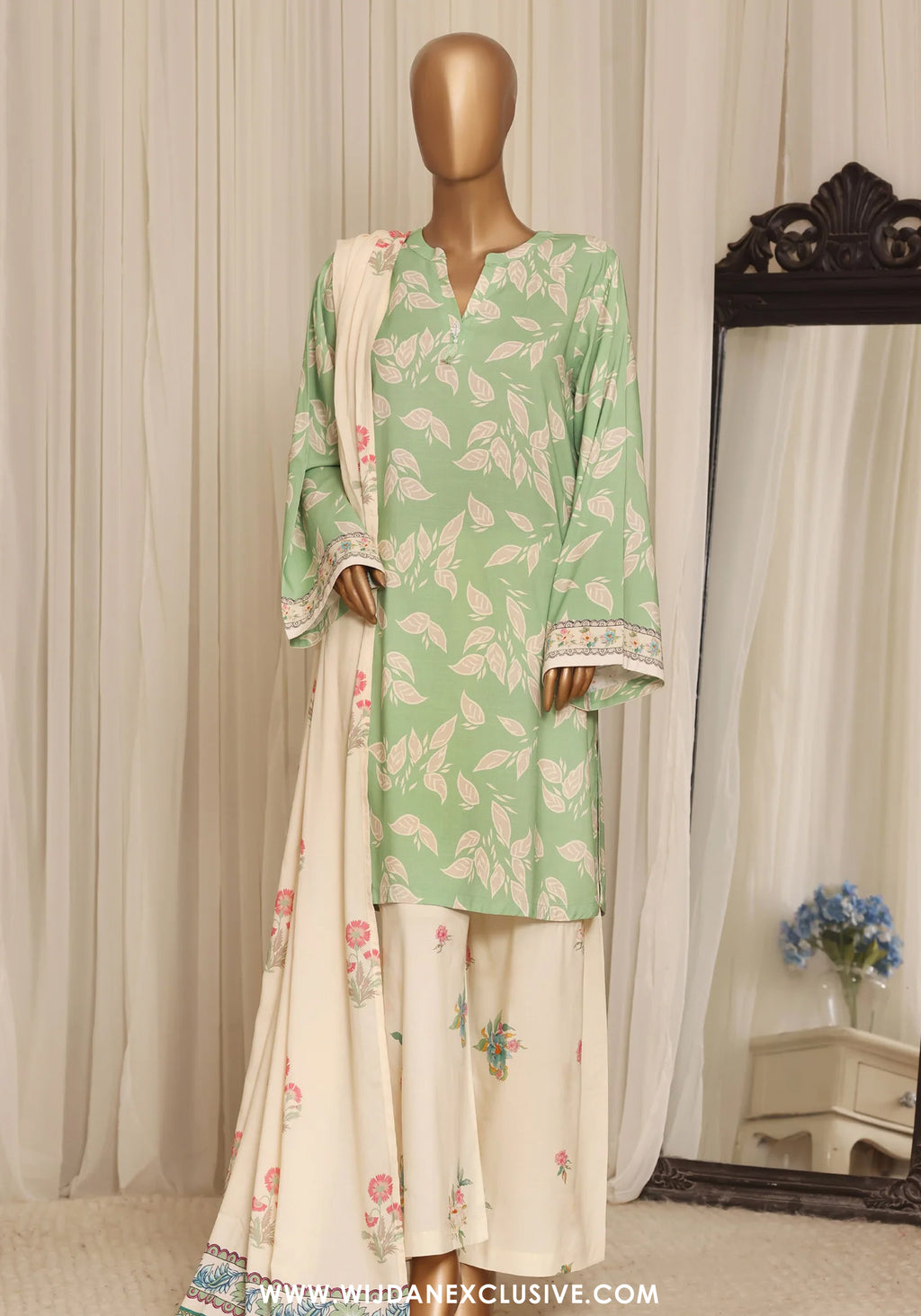 Sadabahar Stitched Printed Linen Collection - 2026 (D-03)