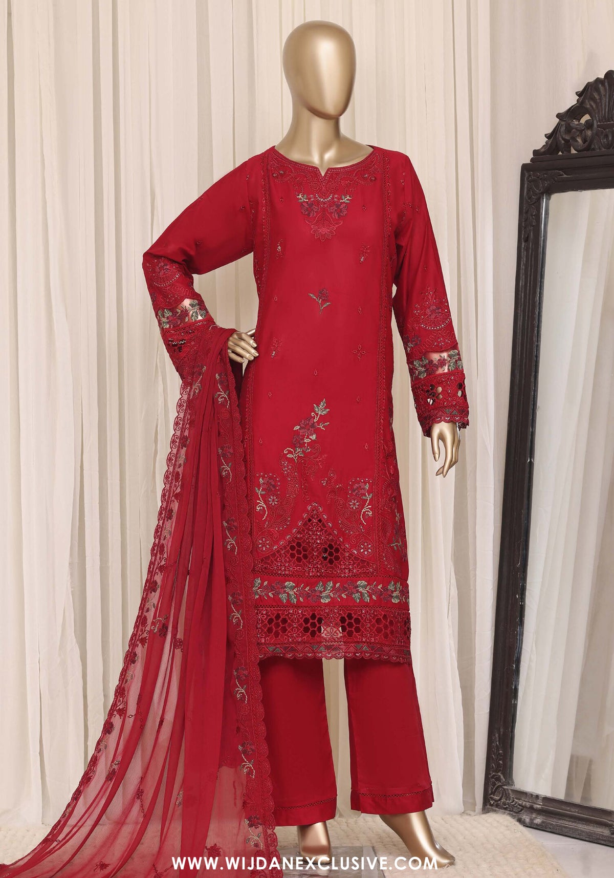 Sadabahar Stitched Luxury Embroidered Festive Vol-08 Collection - 2026 (D-03)