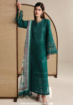 Iris by Jazmin | Unstitched Embroidered Luxury Lawn Collection - 2026 (D-03)