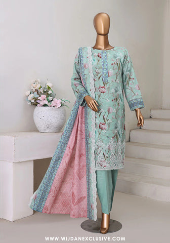 HZ Khaddar Unstitched Embroidered Chikankari Collection - 2025 KEC-105