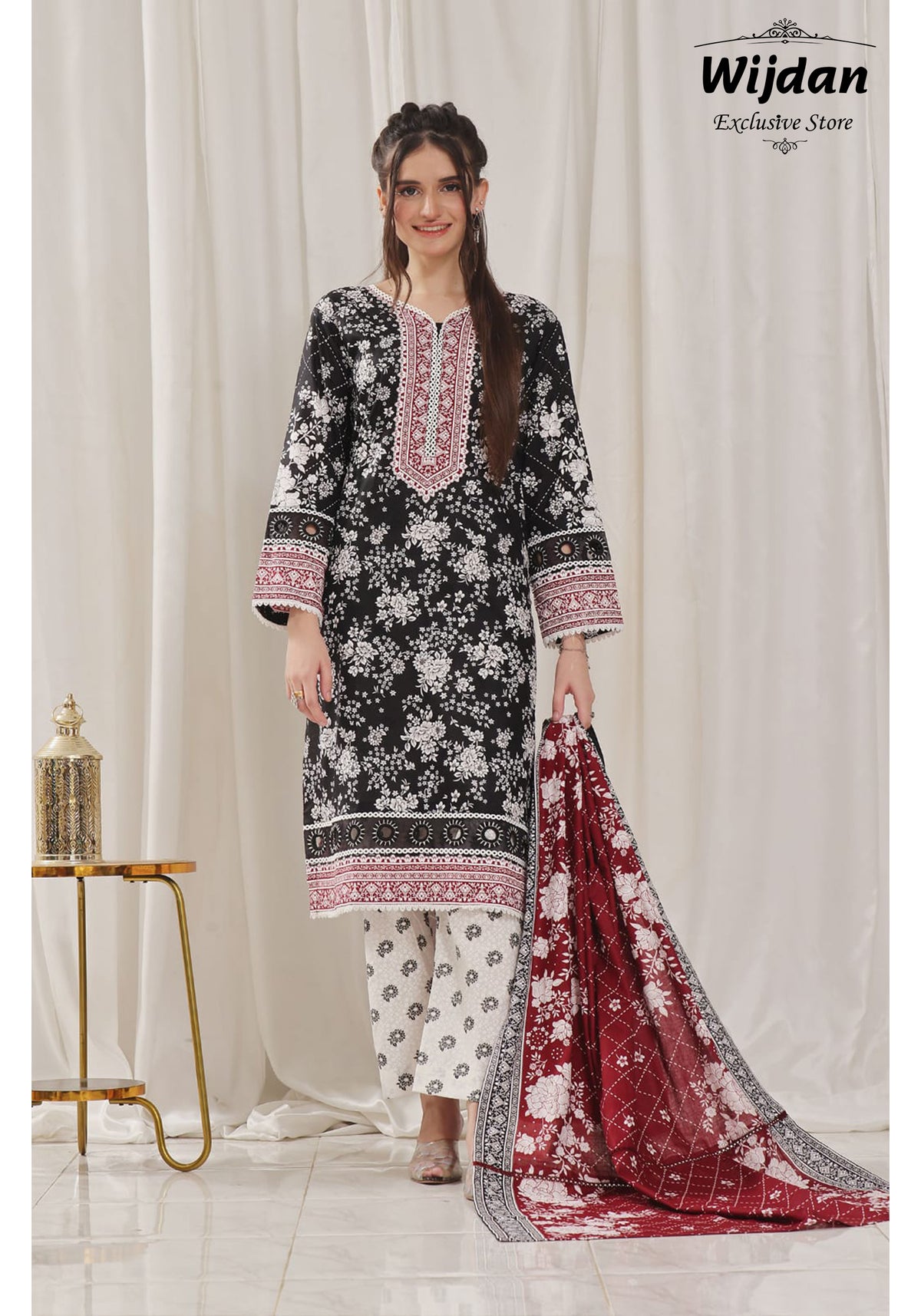 Designer Lawn 3PC Printed Collection D-03