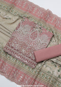 Bin Saeed Unstitched Embroidered Cambric Lawn Collection - 2026 (D-03)