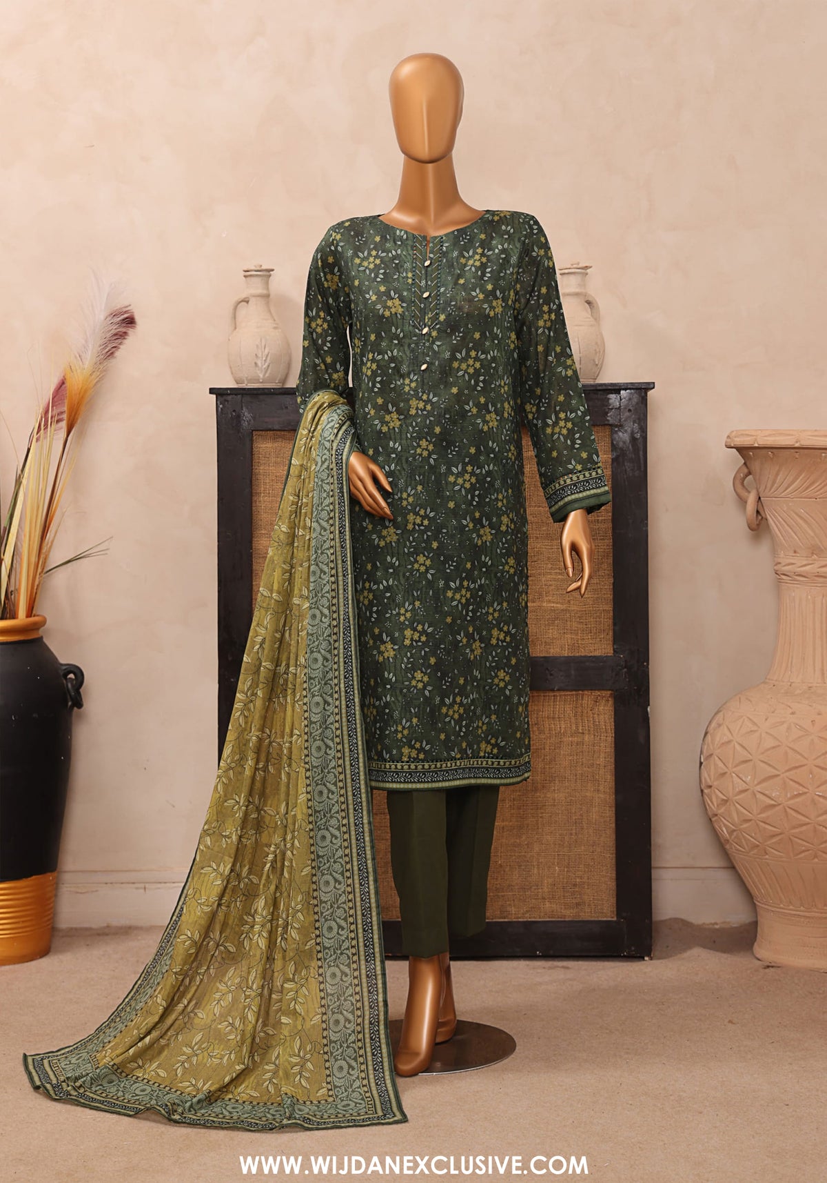 HZ Vital Prints Unstitched Lawn Vol-II Collection VP-3-B