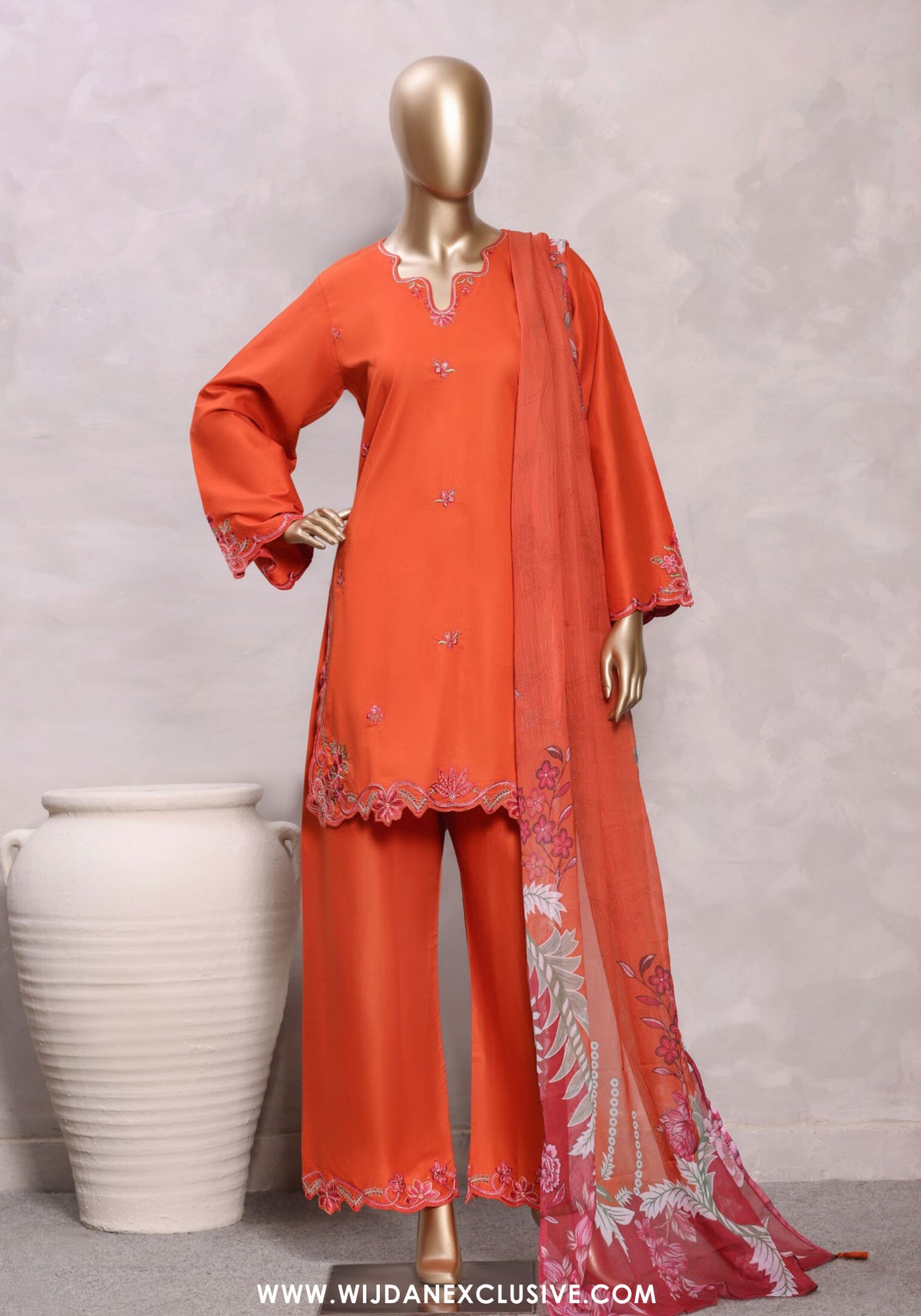 Eclair by Sadabahar | Stitched 3pc Embroidered Lawn Vol-03 Collection - 2026 (D-03)
