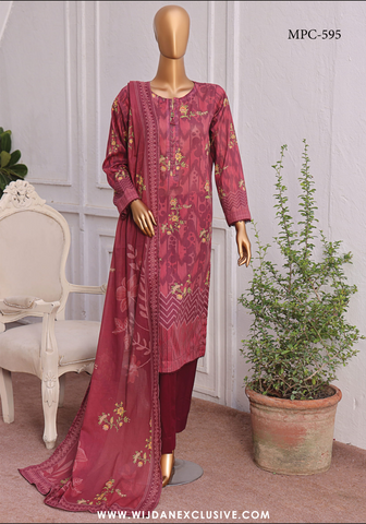 HZ Magic Unstitched Printed Collection - 2025 Vol-01 MPC-03