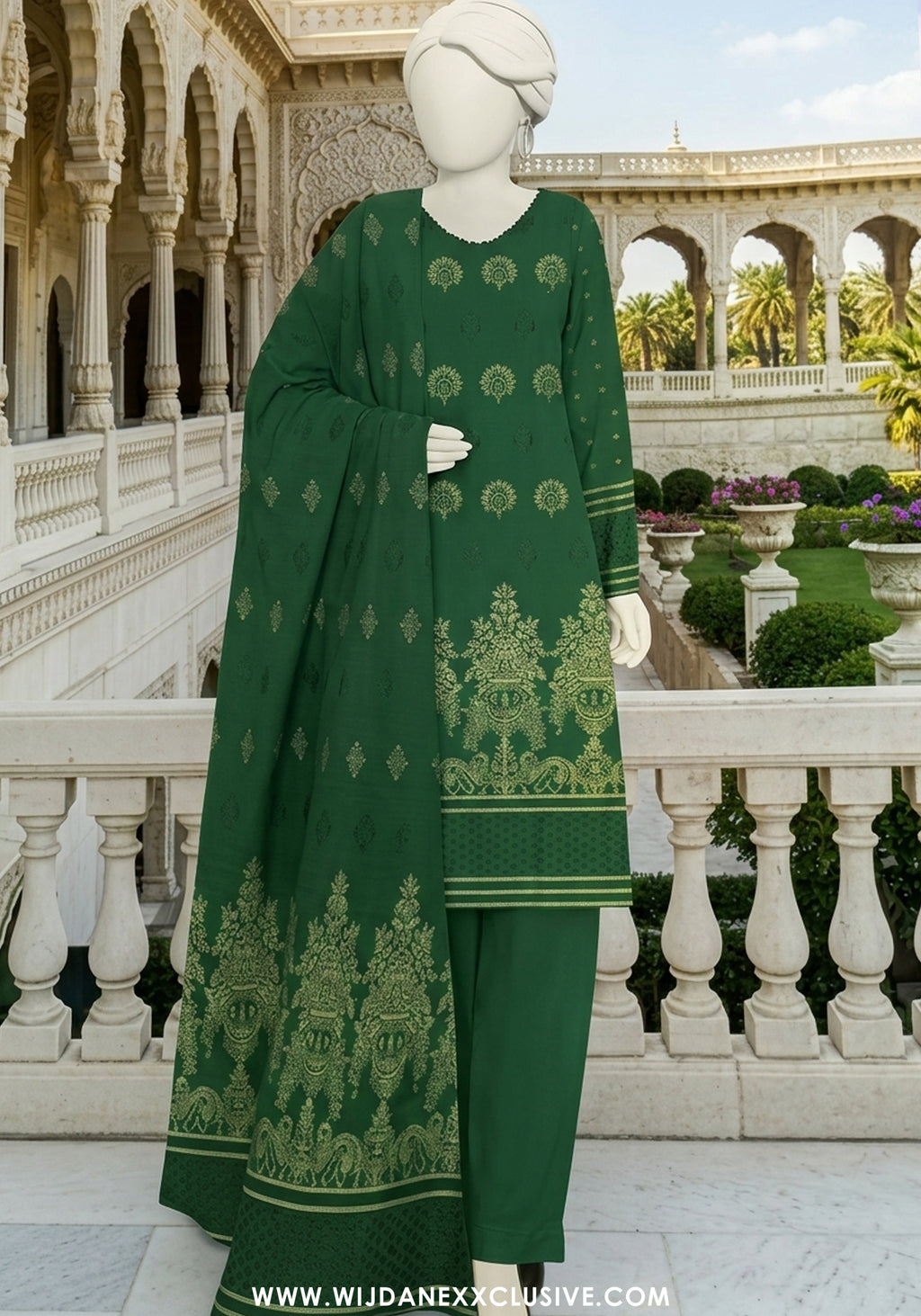 Chashni Broshia Unstitched Lawn Collection by Wijdan (D-03)