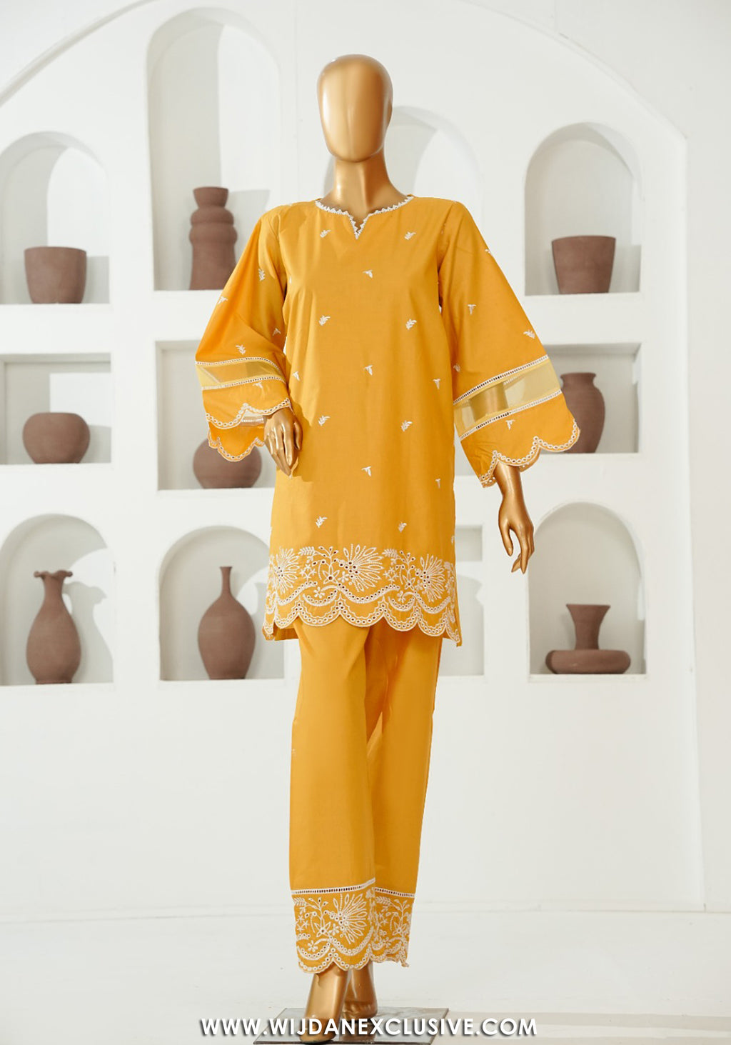 Aaramé Stitched 2PC Co-ords Cotton Embroidered Collection - 2026 (D-03)