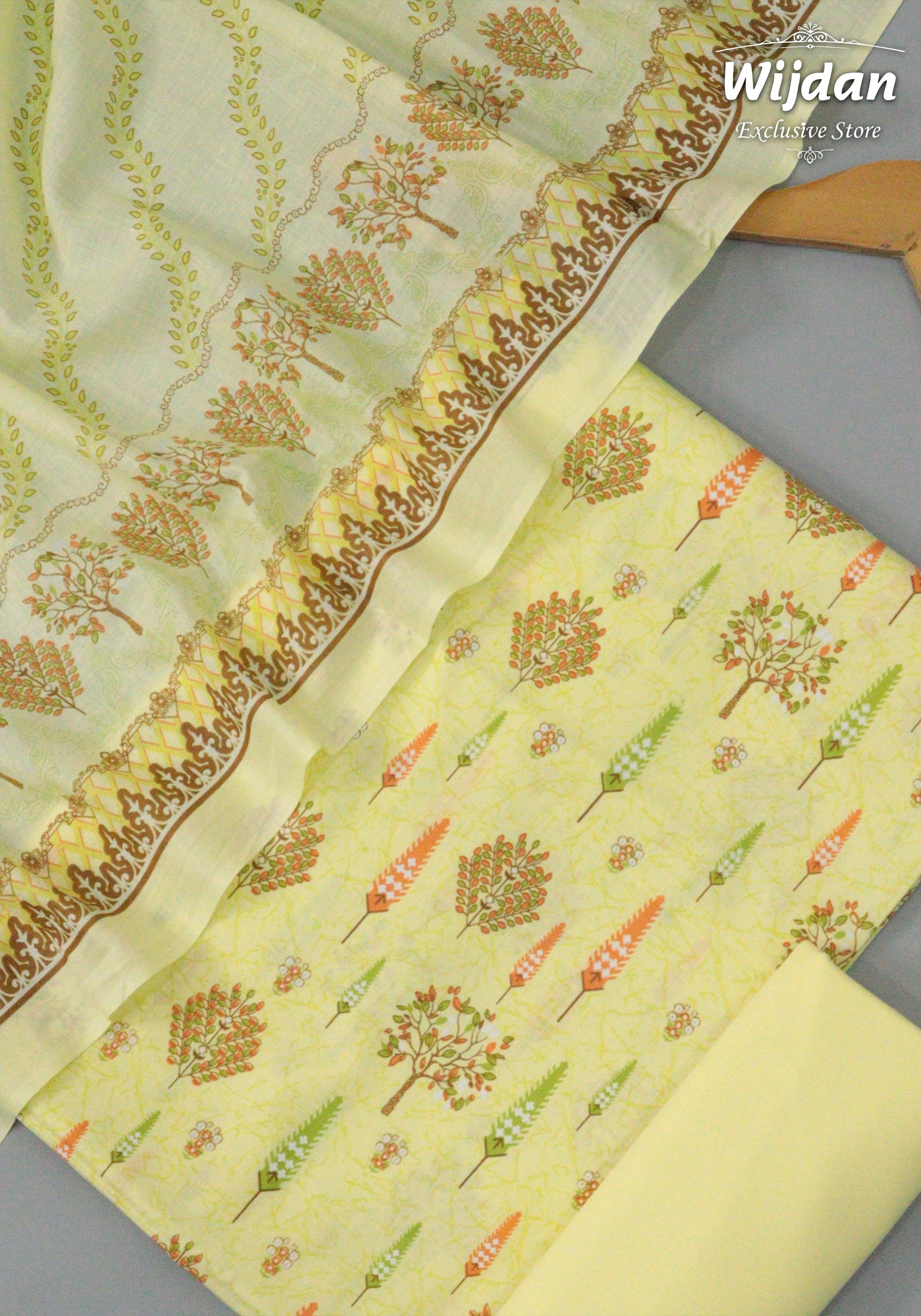 Wrinkle Free Un-Stitched Printed Coll'25 Vol-24 by Amna Khadija D-03