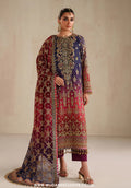 Baroque Unstitched Embroidered Chiffon Silk Collection - 2026 (UF-4369)