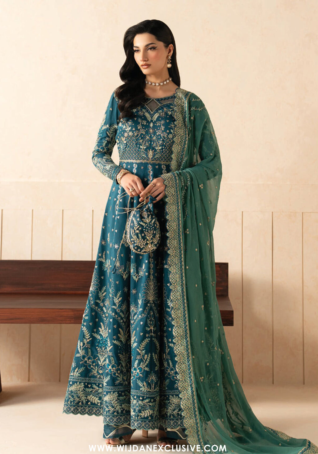 Syleena by Gulaal | Unstitched Embroidered Raw Silk Formal Collection'26 (ZARIAN)