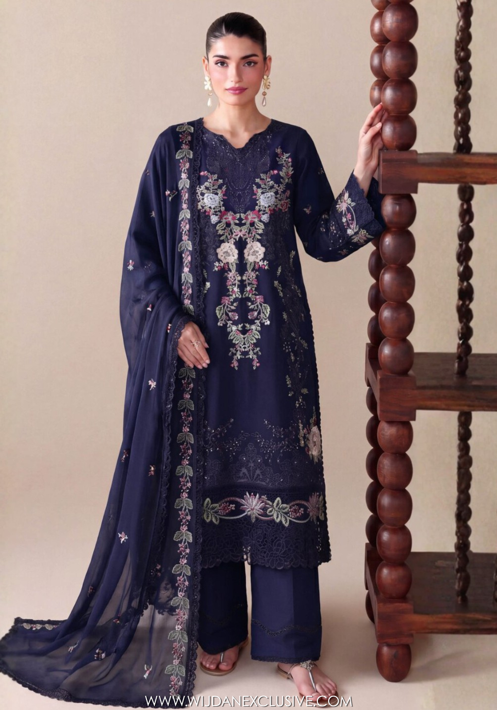 Fasana by Ramsha | Unstitched Luxury Lawn Vol-01 Collection - 2026 (D-03)
