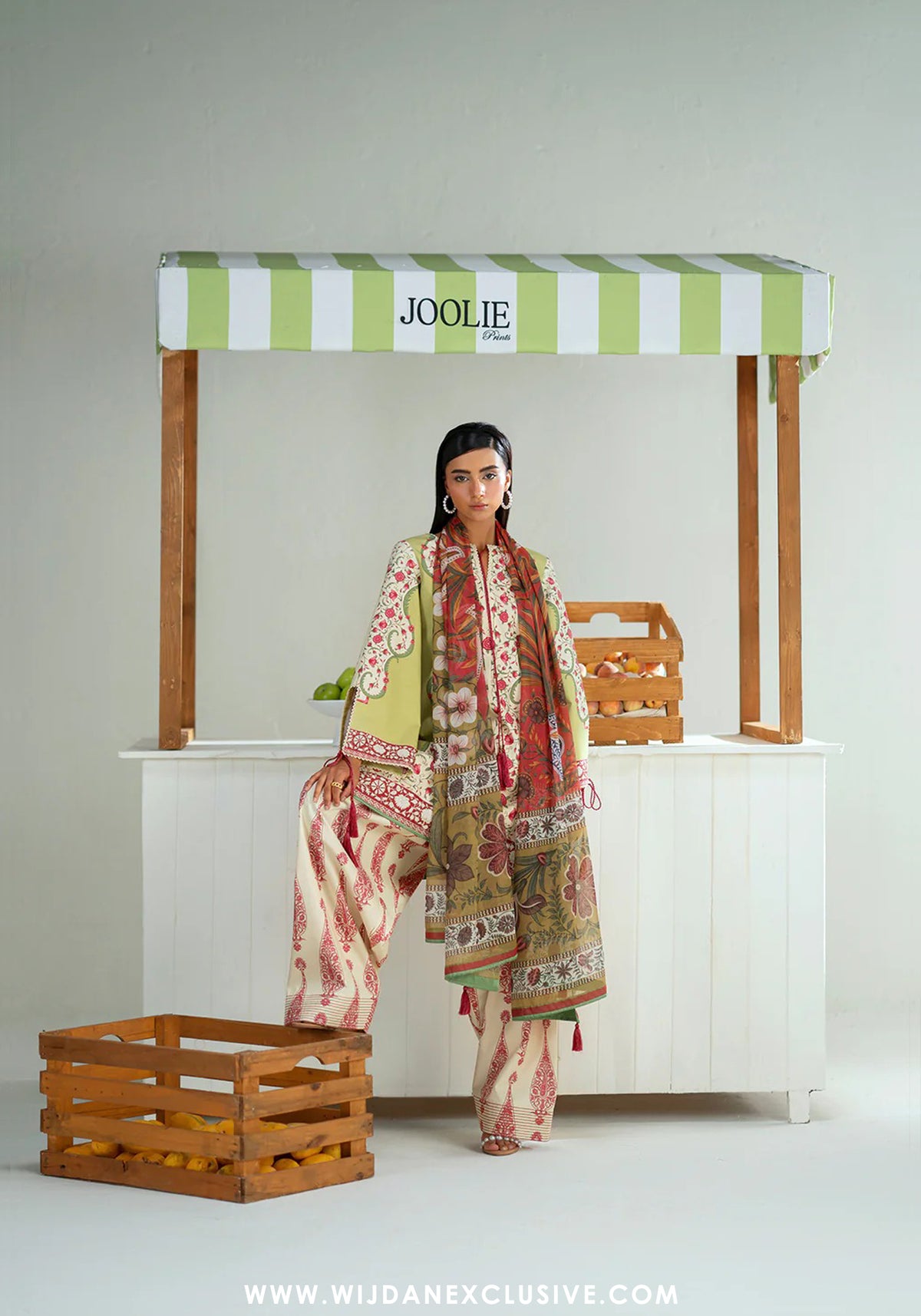 Joolie Prints Unstitched Cambric Collection - 2025 by Saira Rizwan (URBAN WHISPER)