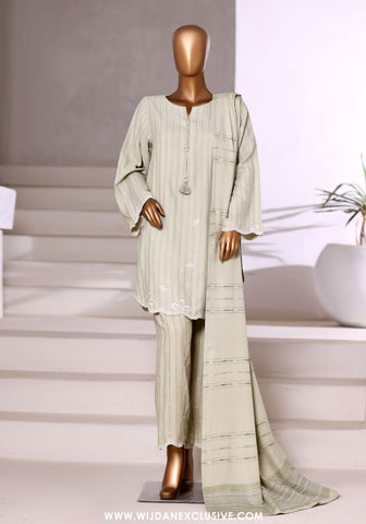 Vybe by Sadabahar | Stitched 3PC Dhanak Co-Ords Collection - 2025 (PISTA)