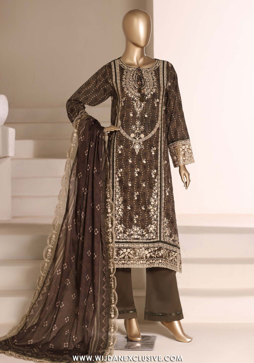 Sadabahar Signature Stitched Embroidered Lawn Vol-II Collection - 2026 (D-03)