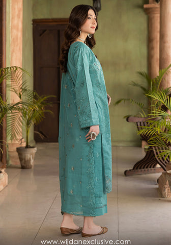 Abisha Un-Stitched Luxury Lawn Collection'25 D-03